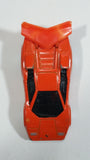 2004 Hot Wheels First Editions Tooned Lamborghini Countach Orange Die Cast Toy Exotic Super Car Vehicle