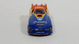 Permatex Limited Anniversary Edition Marty Nothstein NHRA Funny Car Chevrolet Impala SS Orange Die Cast Toy Race Car Vehicle - Rubber Tires - Missing Engine