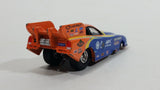 Permatex Limited Anniversary Edition Marty Nothstein NHRA Funny Car Chevrolet Impala SS Orange Die Cast Toy Race Car Vehicle - Rubber Tires - Missing Engine