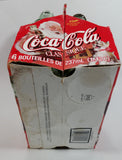 1999 Coca-Cola Classic Soda Pop Limited Edition Santa Claus 6-Pack of Empty 8 oz. Glass Bottles with Paper Carrier (4 Lids)