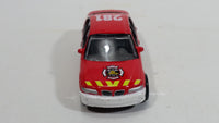 RealToy Red BMW 3 Series Fire Dept Emergency Unit 281 Die Cast Toy Car Firefighting Vehicle