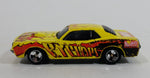 2002 Maisto Marvel Plymouth Hemi Cuda Cyclops Character Yellow Red Die Cast Toy Muscle Car Vehicle