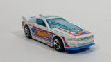 2013 Hot Wheels Racing Race Team '13 Ford Mustang GT White Die Cast Toy Car Vehicle