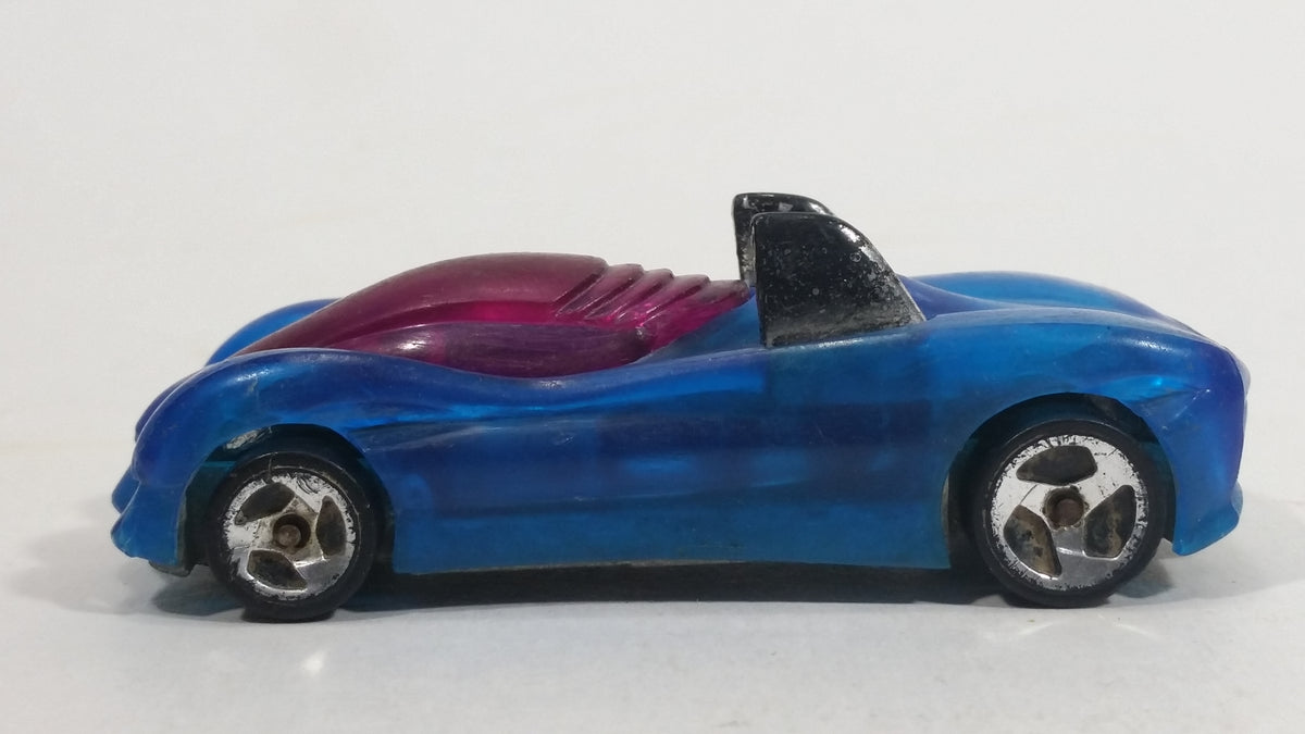 1997 Hot Wheels Phantom Racers Power Pipes Clear Blue Plastic Body Die ...