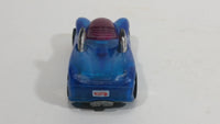 1997 Hot Wheels Phantom Racers Power Pipes Clear Blue Plastic Body Die Cast Toy Car Vehicle