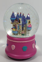 Disney Princess' Castle Musical "Let me call you sweetheart" Snow Globe - Snow White, Ariel, Aurora - 6" Tall