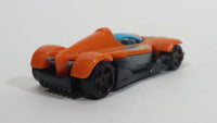 2013 Hot Wheels HW Gift Formula Street Orange and Metalflake Dark Grey Die Cast Toy Race Car Vehicle