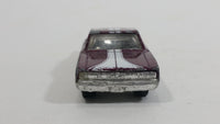 2010 Hot Wheels Muscle Mania '67 Dodge Charger Maroon Die Cast Toy Muscle Car Vehicle