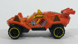 2012 Hot Wheels Quicksand Orange Die Cast Toy Car Vehicle - Yellow Tint