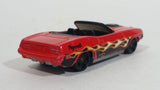 2013 Hot Wheels Showroom Heat Fleet Plymouth Barracuda Convertible Red Die Cast Toy Muscle Car Vehicle