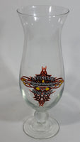 Harley Davidson Cafe Live Hard Ride Easy Las Vegas 9 1/2" Tall 1/2 Litre Beer Glass Motor Cycle Collectible