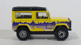 1998 Matchbox Mountain Trails Land Rover Ninety Yellow Die Cast Toy Car Vehicle