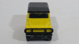 1998 Matchbox Mountain Trails Land Rover Ninety Yellow Die Cast Toy Car Vehicle