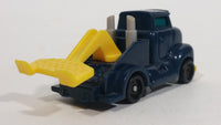 1997 Hot Wheels Tow Truck Dark Blue Plastic Body Die Cast Toy Car Vehicle McDonald's Happy Meal