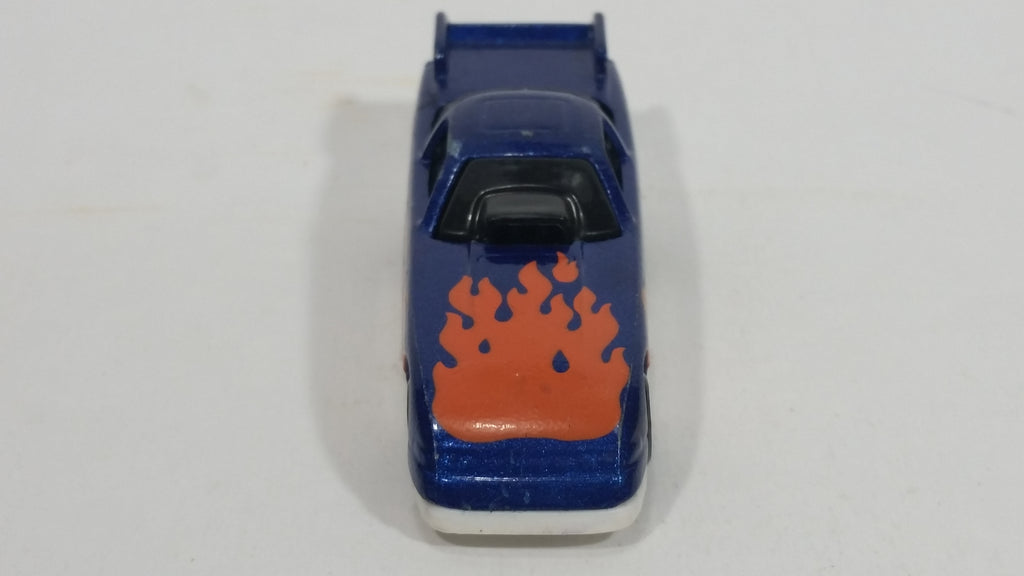 1996 Hot Wheels Flames Series Funny Car 1/5 Blue Die Cast Toy Race Car ...