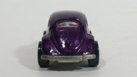 1995 Hot Wheels 1953-57 Volkswagen VW Bug Purple Die Cast Toy Car Vehicle 7 Spoke Wheels Version