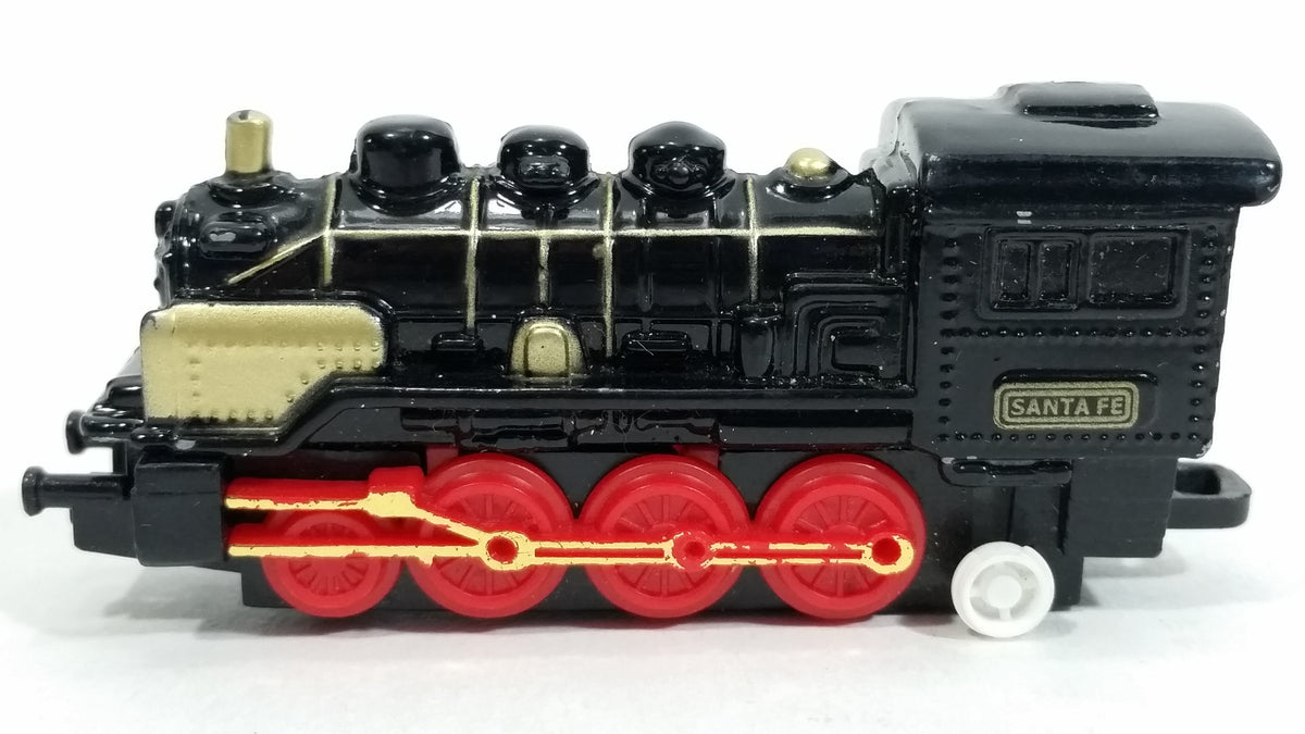 1990s Soma Santa Fe Train Engine Locomotive Pullback Motorized Frictio ...