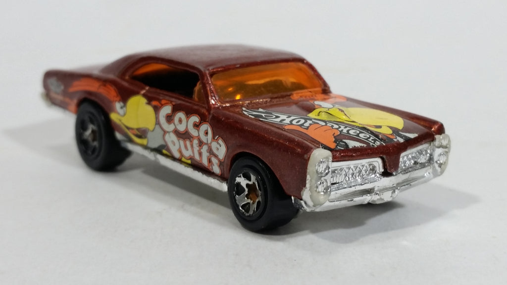 2004 Hot Wheels Cereal Crunchers Cocoa Puffs '67 Pontiac GTO Brown Die