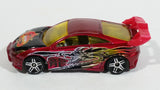 2003 Hot Wheels Dragon Wagons Toyota Celica Metallic Red Die Cast Toy Race Car Vehicle
