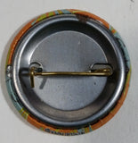 Know Your Rights Raiseyourhand.com Work Safe B.C. Groovy Style 1 1/4" Diameter Circular Round Button Pin
