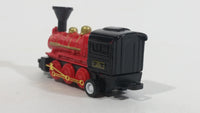 1990s Soma W.P. 20357 Engine Locomotive Pullback Motorized Friction Red Black Die Cast Toy Railroad Vehicle