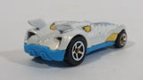 2012 Hot Wheels Creature Cars Howlin' Heat White Blue Die Cast Toy Car Vehicle