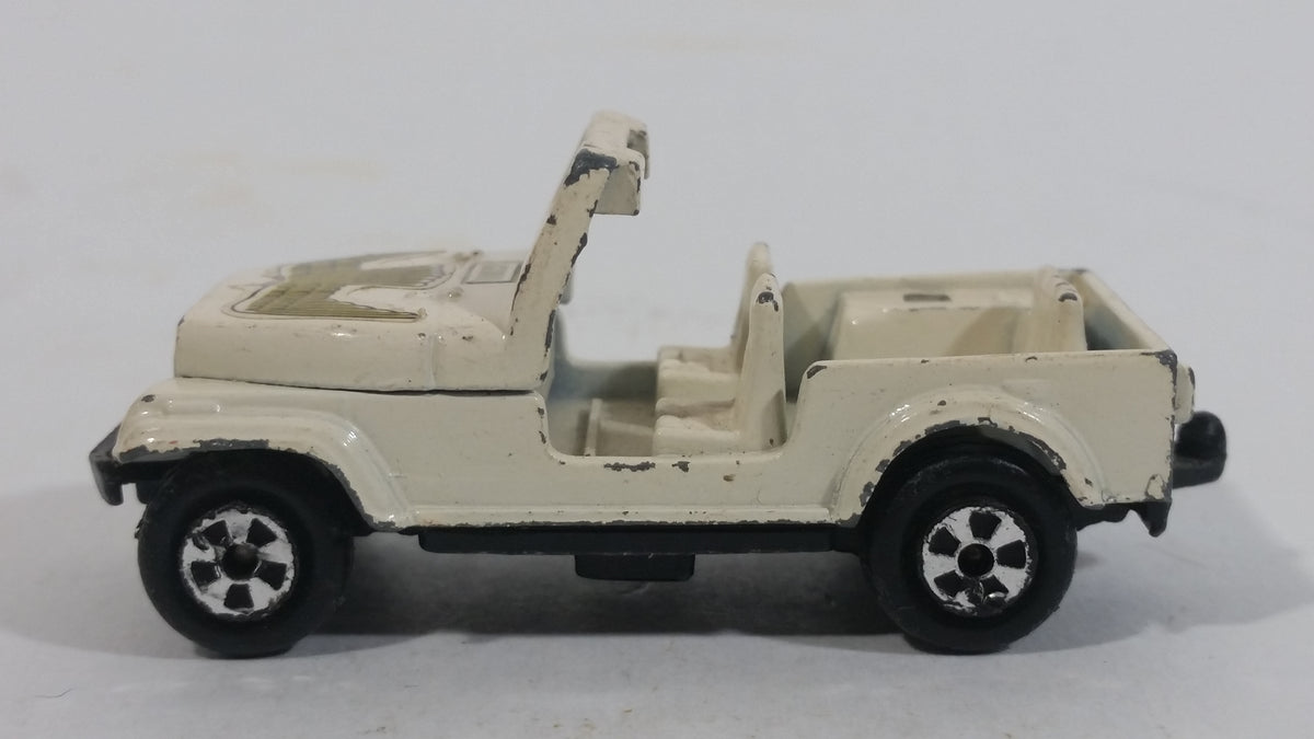 Vintage 1981 ERTL Dukes of Hazzard Daisy Duke's Jeep White Cream Die C ...