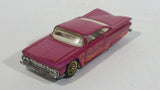 1997 Hot Wheels First Editions '59 Chevrolet Impala Pink Die Cast Toy Low Rider Car Vehicle
