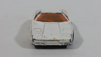 2000 Hot Wheels World Racers 2 25th Anniversary Lamborghini Countach White Die Cast Toy Exotic Super Car Vehicle
