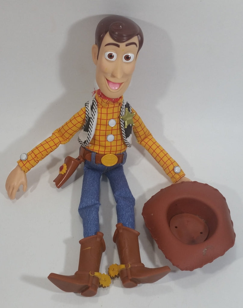 Thinkway Toys Disney Pixar Toy Story Woody Cowboy Character Pull Strin ...