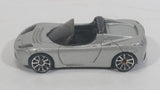 2008 Hot Wheels 2008 Tesla Roadster Metalflake Silver Die Cast Toy Car Vehicle