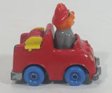 1981 Hasbro The Muppets Sesame Street Ernie Fireman Red Fire Truck Die Cast Toy Car Emergency Vehicle