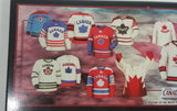 2004 Molson Canadian Hockey Canada Team Jersey History Wall Plaque Board - Ending Year 2000