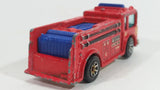 1996 Hot Wheels Fire Eater Red Fire Truck Die Cast Toy Car Vehicle - 7SP - Blue Lights