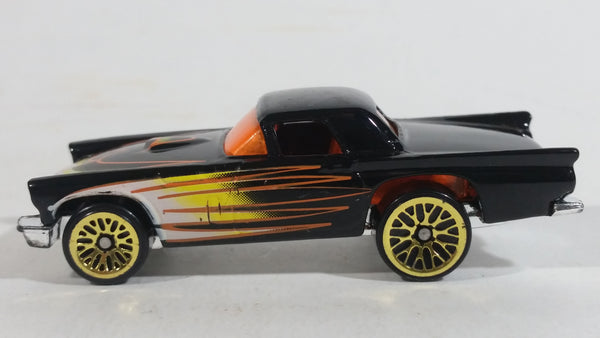 1999 Hot Wheels '50s Cruisers '57 T-Bird Black Die Cast Toy Classic Car Vehicle