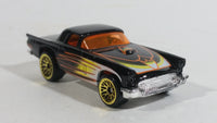 1999 Hot Wheels '50s Cruisers '57 T-Bird Black Die Cast Toy Classic Car Vehicle