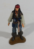 DecoPac Disney Pirates of the Caribbean Movie Film Series Character Jack Sparrow Johnny Depp 3 3/4" Tall Figure Cake Topper