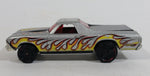 2009 Hot Wheels Heat Fleet 68 El Camino Metalflake Silver Die Cast Toy Muscle Car Vehicle