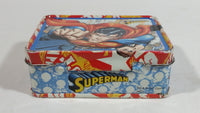 DC Comics Superman Super Hero Character Small Hinged Tin Keepsake Trinket Container