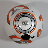 Star Wars BB-8 Droid Robot Character Orange and White Ceramic Coin Bank Collectible - Missing the plug