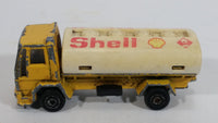 Vintage Majorette Ford Shell Gas Stations Oil Fuel Tanker Truck Yellow Die Cast Toy Car Vehicle Petrol Collectible No. 241 - 245