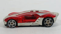 2005 Hot Wheels First Editions Realistix Split Decision Silver Red Die Cast Toy Car Vehicle