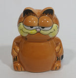 Vintage Enesco Garfield Ceramic Cat Cartoon Character Toothpick Holder  2 3/4" Tall