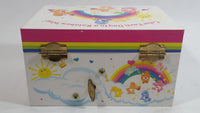 2003 TCFC Care Bears 'Color Each Day in a Rainbow Ray!' Wind Up Musical Keepsake Trinket Box - Plays "Care Bear"