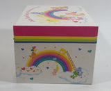2003 TCFC Care Bears 'Color Each Day in a Rainbow Ray!' Wind Up Musical Keepsake Trinket Box - Plays "Care Bear"