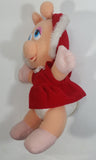 Vintage 1987 The Muppets Miss Piggy Plush Stuffed Animal Pig Character 11" Tall