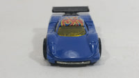 2001 Hot Wheels GT Racer Metallic Blue Die Cast Toy Race Car Vehicle