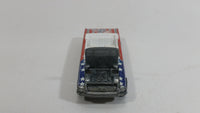 2004 Hot Wheels Star Spangled 2 '65 Mustang Convertible Stars and Stripes USA Red White and Blue Die Cast Toy Car Vehicle with Opening Hood