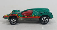 1996 Hot Wheels Street Eaters Speed Machine Metallic Green Die Cast Toy Car Vehicle