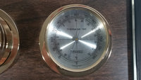 Vintage Springfield Instrument Company Thermometer & Humidity Weather Station